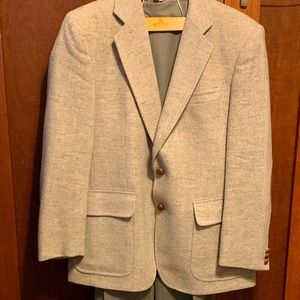 Sportcoat The Clothier 40S Tan Vintage 2Pr Pants 42x30